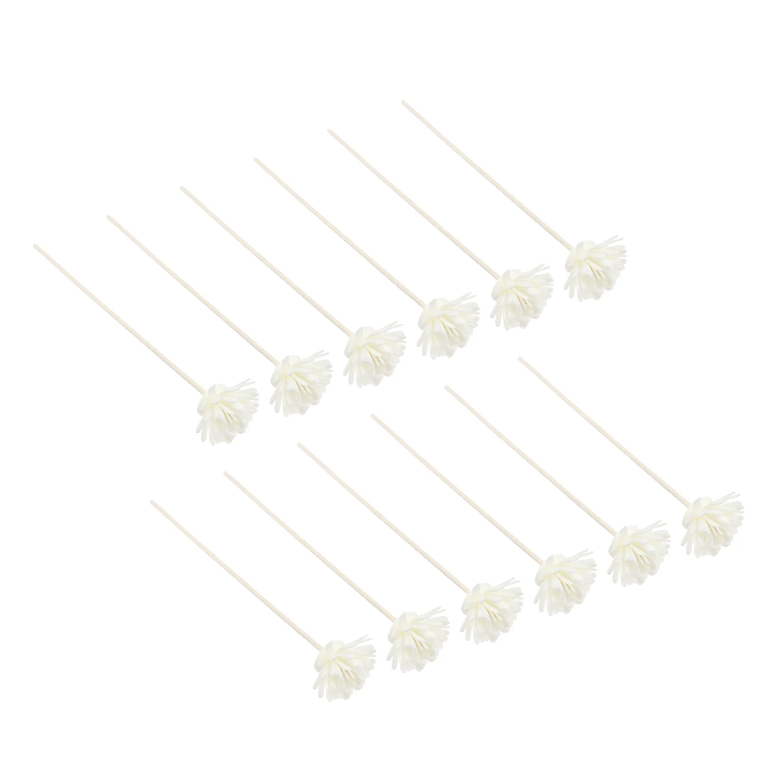 12 Pcs Diffusers for Home Chrysanthemum Aromatherapy Rattan Sticks Accessories Decorative White Refill Flower Crafting