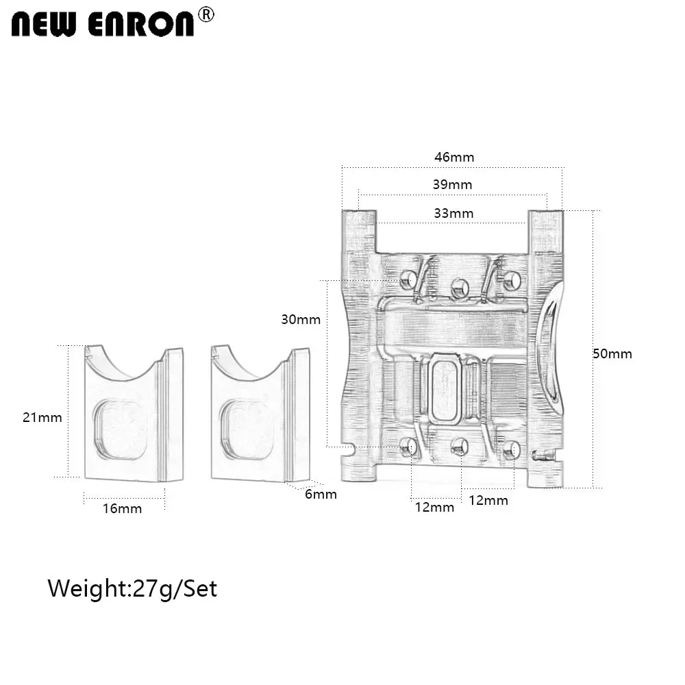 Новинка ENRON сплав Центральная диффузная крышка шестерни Крепление # ARA320499 для
