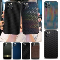 carbon fiber phone case for iphone 5 6 s 7 8 plus se 3 2020 2022 11 12 13 pro xs max mini xr x s case black soft silicone cover