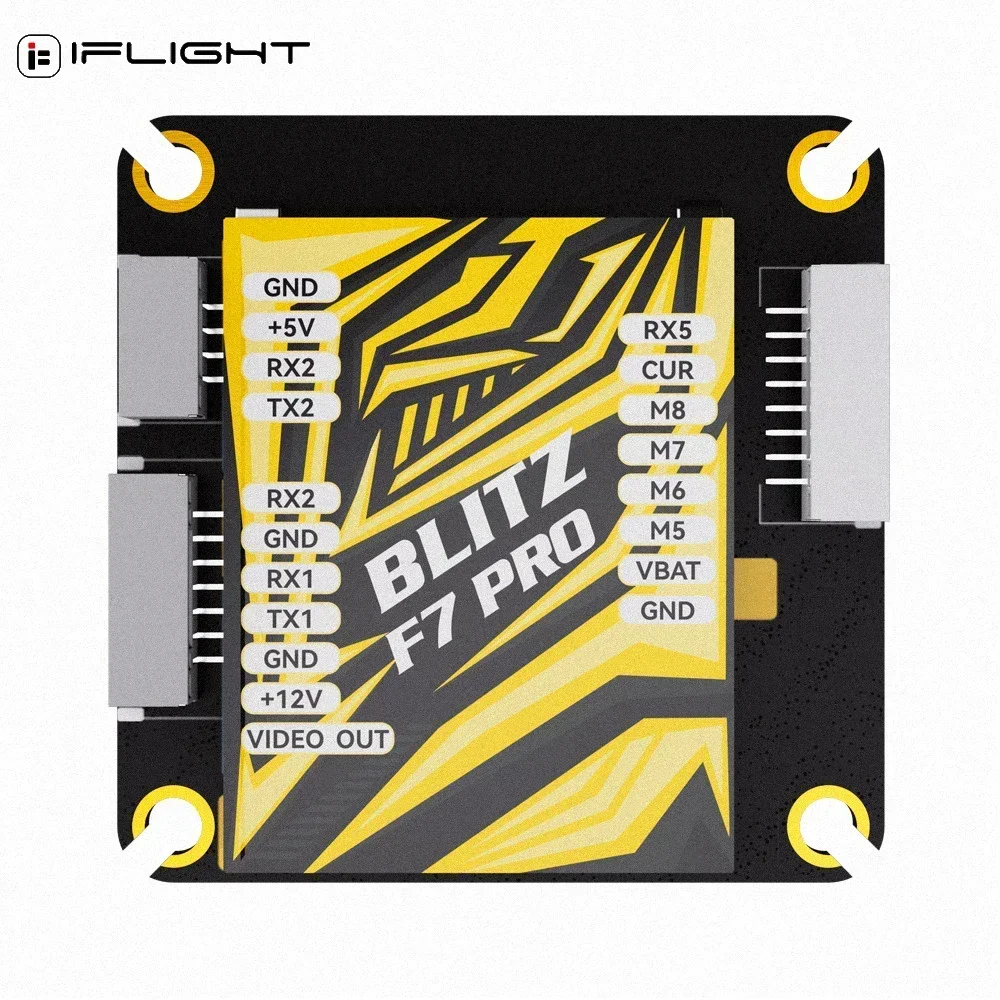 Контроллер полета IFLIGHT BLITZ F7 Pro 4-8S 512 МБ VTX/BLITZ E80 4-IN-1 G2 80A 2-8S DShot ESC для RC Racing Crossover Drone