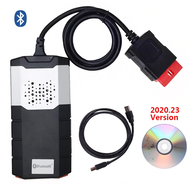 

New 2020.23 With Keygen Obd Obd2 Scanner 3 In1 For Delphis USB Bluetooth Car Diagnostic Repair Tool