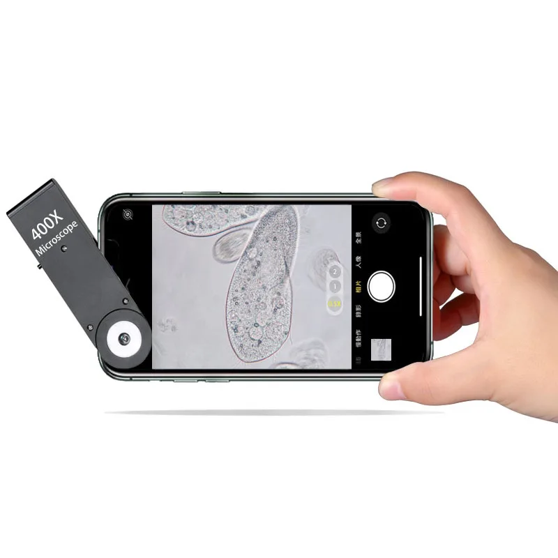 Iphone 400x microscope