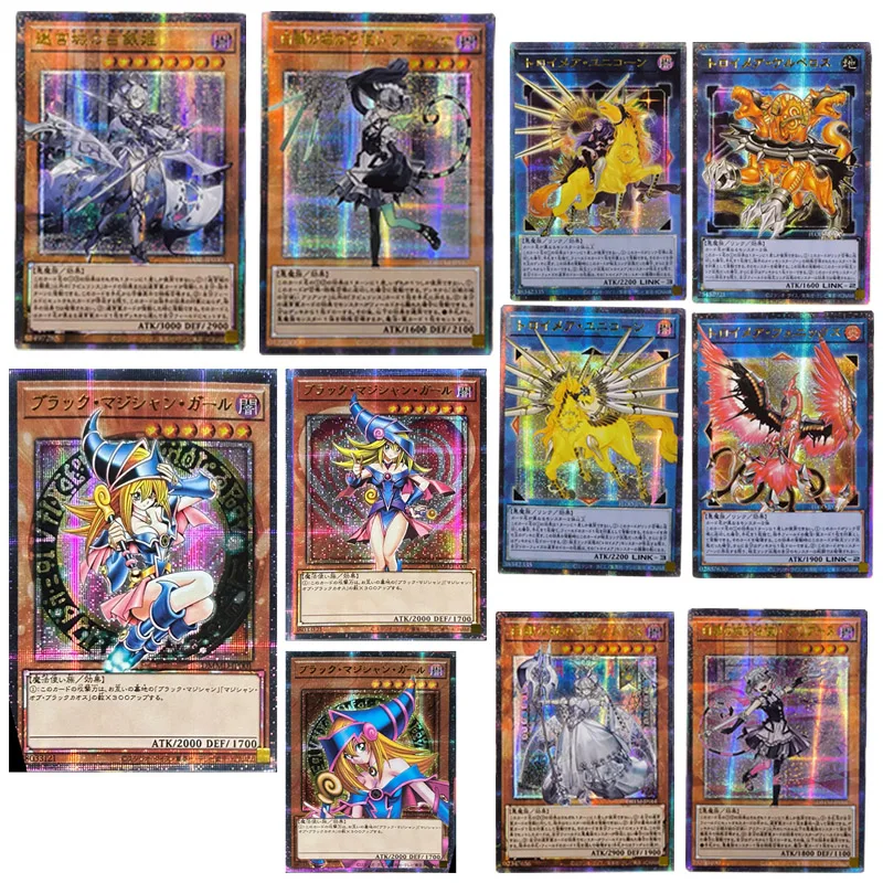 Yu-Gi-Oh DIY домашние открытки Tearlaments Dark Magician Girl Sky Striker Ace Christmas Коллекция подарков на