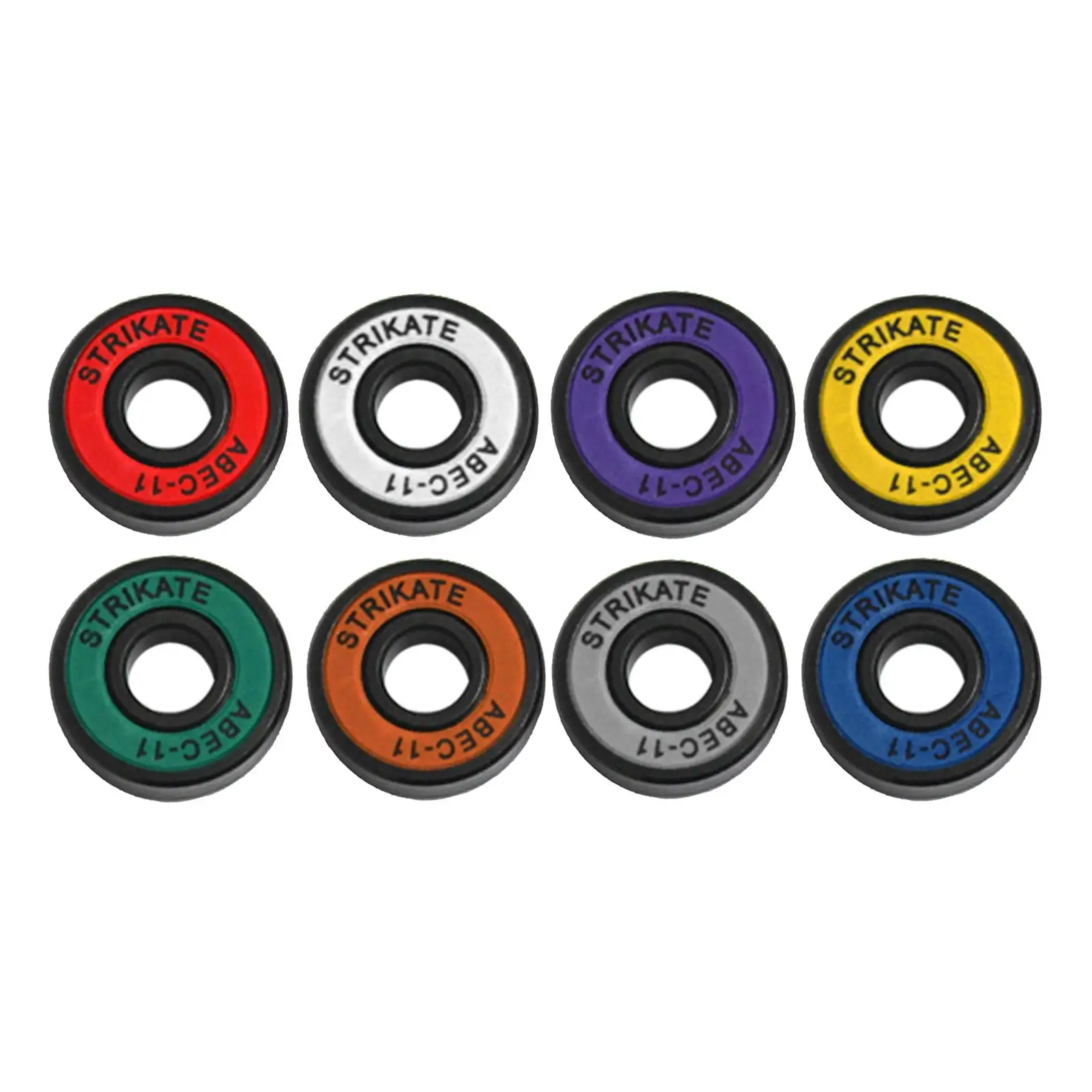 

8Pcs Wheels Bearings for , Longborad, Inline Skates, Roller Skates, Spinners, 22mm Miniature Ball Bearings, ABEC-11