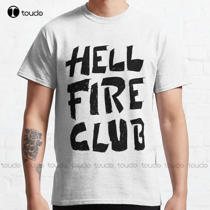 

Hellfire Club Stranger Things Classic T-Shirt Athletic Shirts Women Outdoor Simple Vintag Casual T Shirts Xs-5Xl Custom Gift New