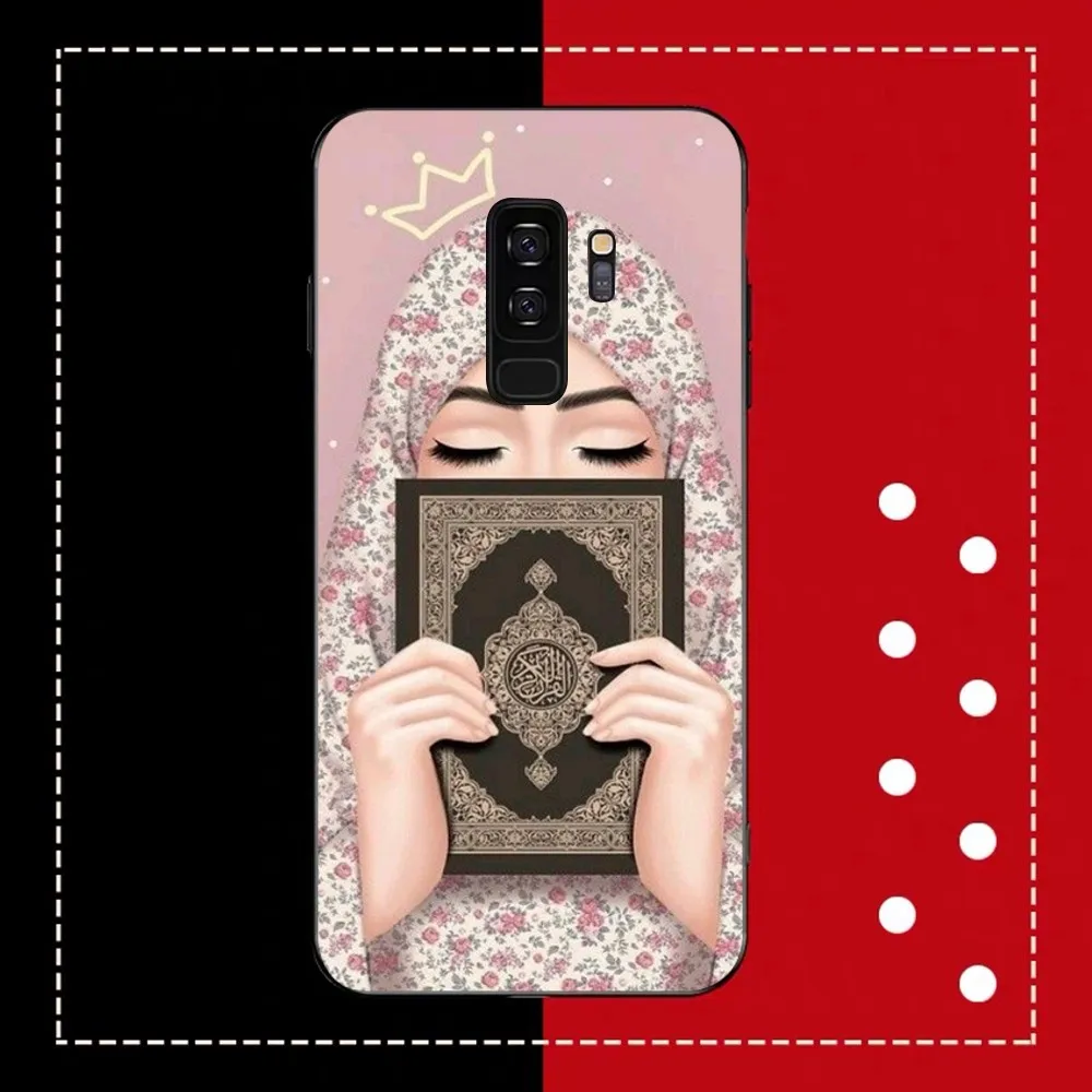 ł arabski hidżab dziewczyna etui na telefon dla Redmi Note 4 X 5 A 6 7 8 Pro T 9 9S 10 11 11S 11Epro PocoM3pro