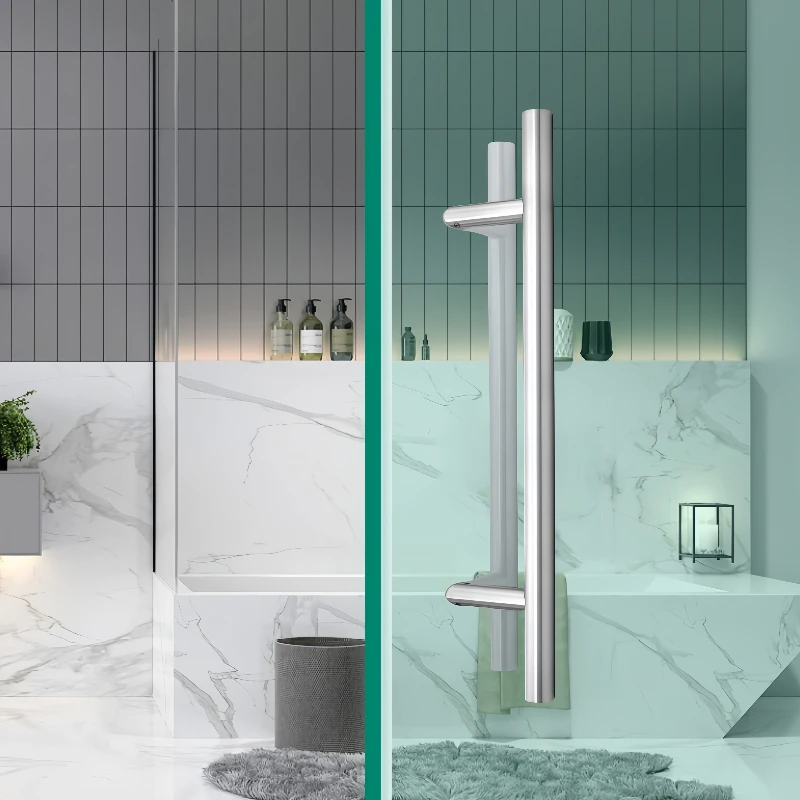 Kensharp круглая трубка из нержавеющей стали 304 V-образная твердая медная ручка для