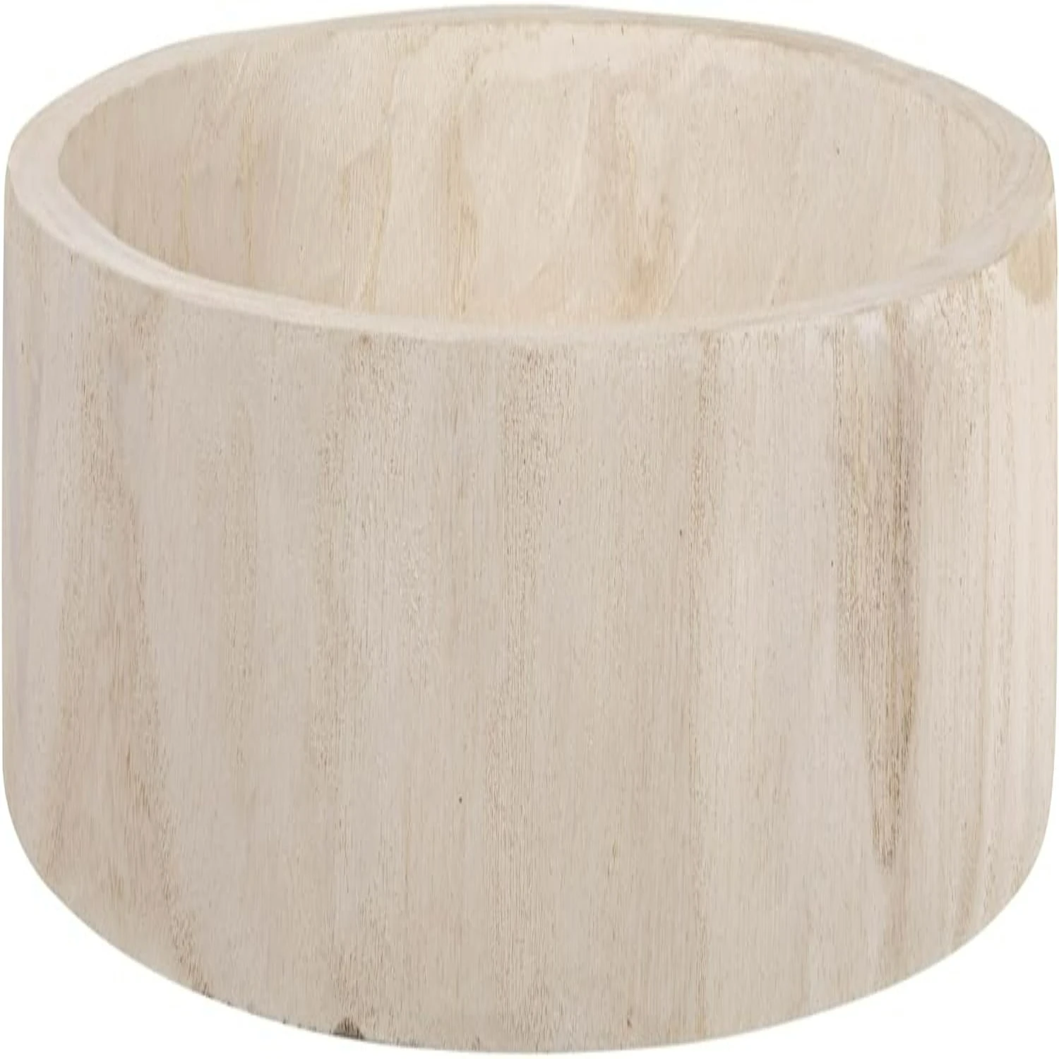 Exquisite Rustic Farmhouse Style Hand-Carved Whitewashed Paulownia Wood Tray - Beautiful Unique Artisan Crafted Serving Platter