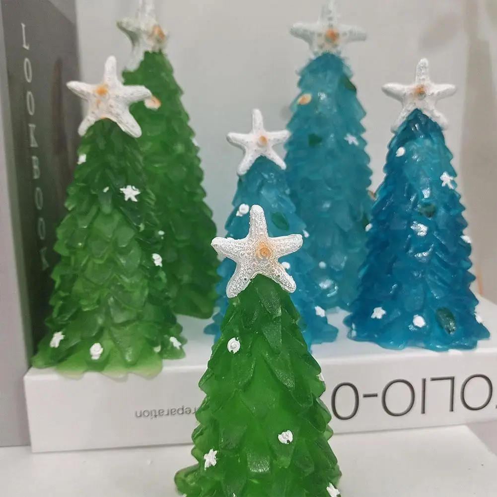 Beach Starfish Christmas Tree Handmade Ornaments Christmas Trees Home Decoration Crafts Figurine Holiday Gift Ocean Themed Decor