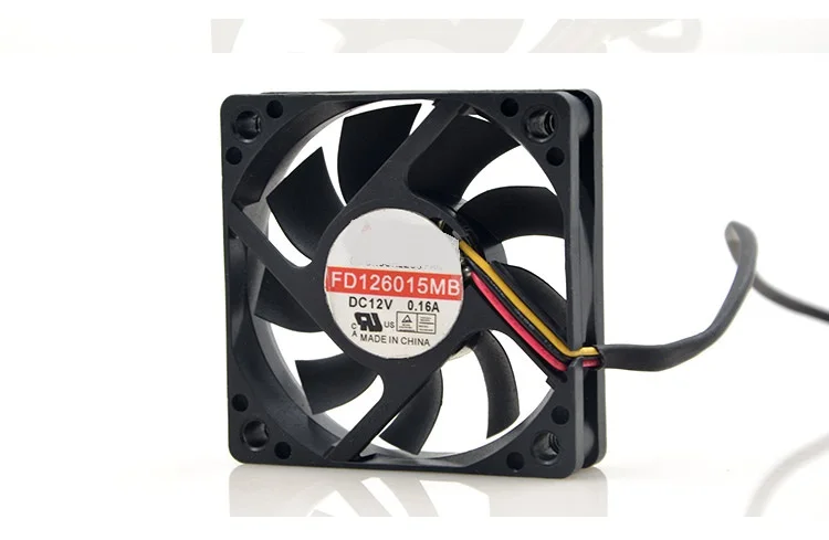 

Новый оригинальный FD126015MB 12В 0.16A 6015 6 см двойной шар ультра-тихий вентилятор 3 линии