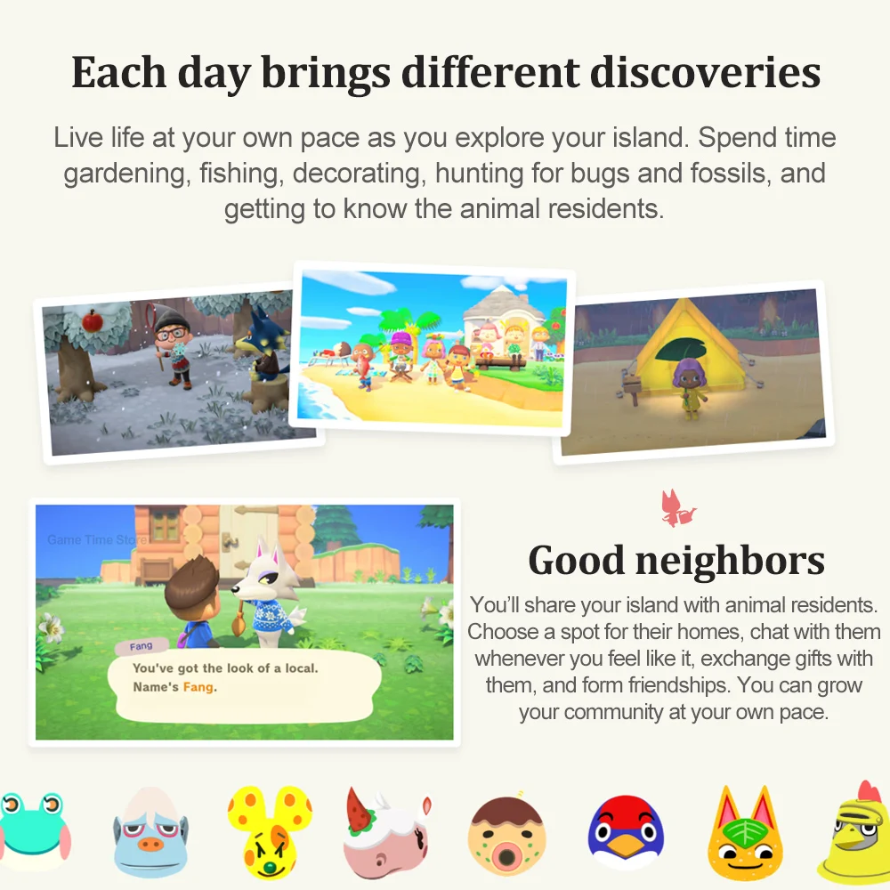 Фото Animal Crossing New Horizons Nintendo Switch 2 Edition NS2: Игры и предложения, физическая игровая карта, поддержка многопользовательской онлайн-игры №4