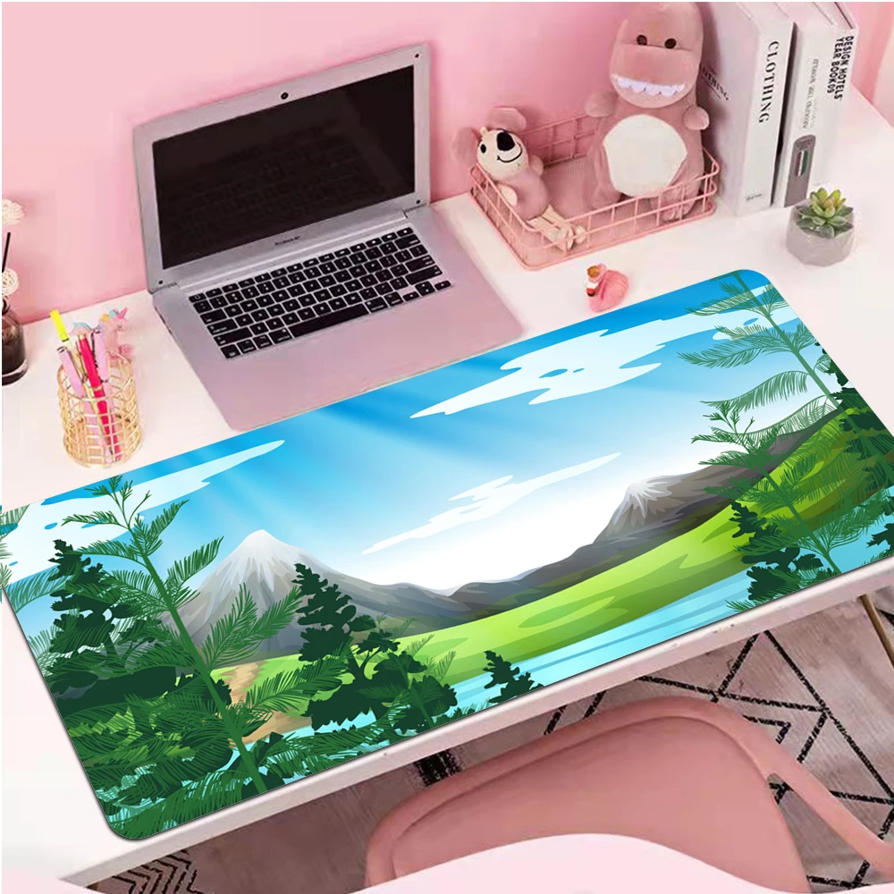 

Коврик для мыши, дорожный мягкий прочный коврик для мыши с закругленными краями, коврик для клавиатуры, компьютерный Настольный коврик для ...