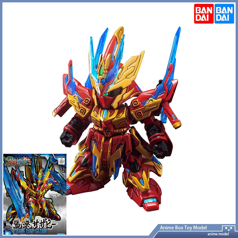 

[In Stock] BANDAI GUNDAM Assembly model BB SD GUNDAM WORLD SANGOKU SOKETSUDEN21 ZHANG LIAO SAZABI GUNDAM