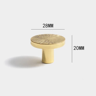 

Ручка для шкафа TINYHOB золотая латунная