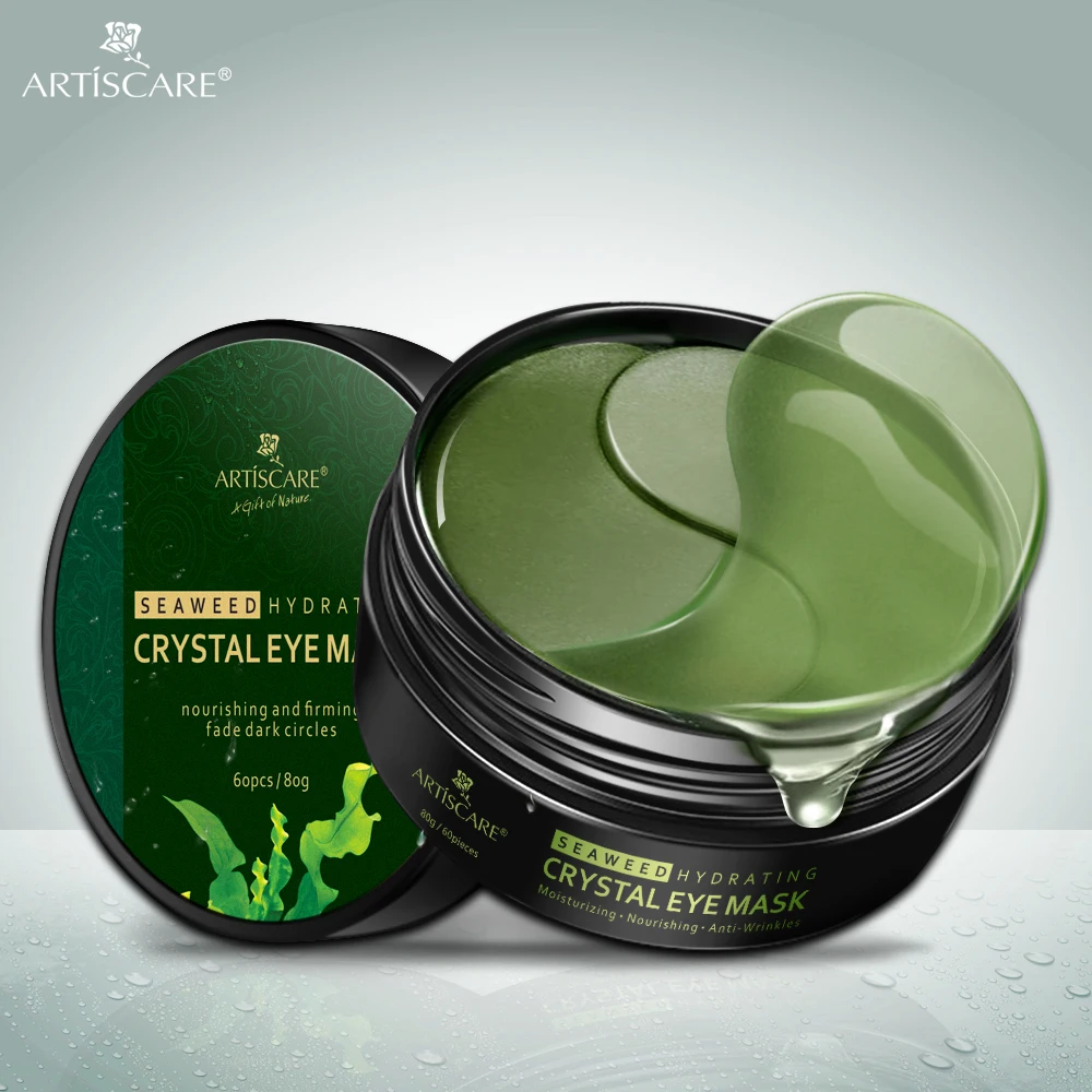 

ARTISCARE Seaweed Crystal Eye Mask Hydrating Remover Dark Circles Eye Patches Remove Wrinkle Moisturizing Firming Eye Skin Care