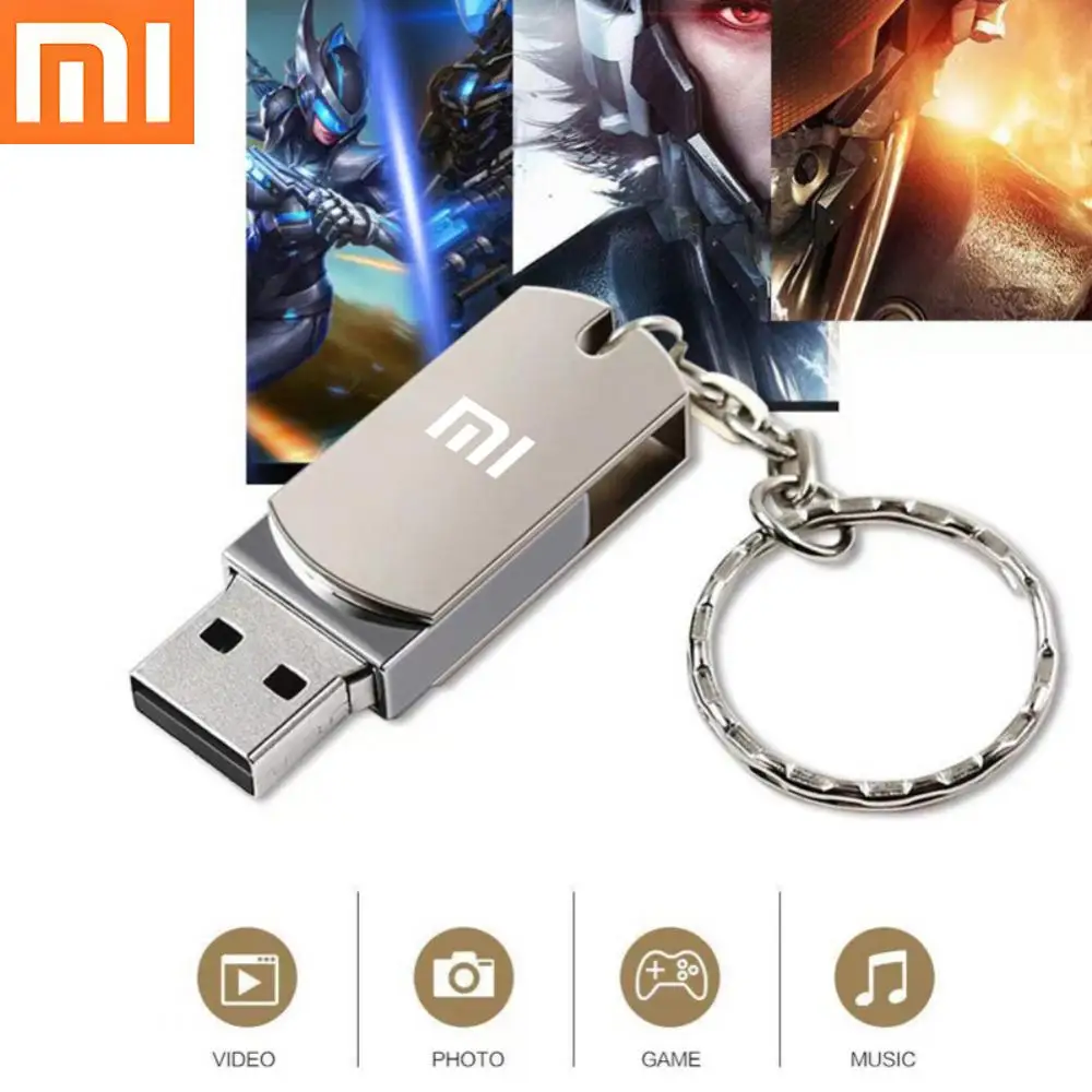 XIAOMI 16 ТБ USB 3.0 Флэш-накопитель Высокоскоростная передача 8 4 2 Металлический