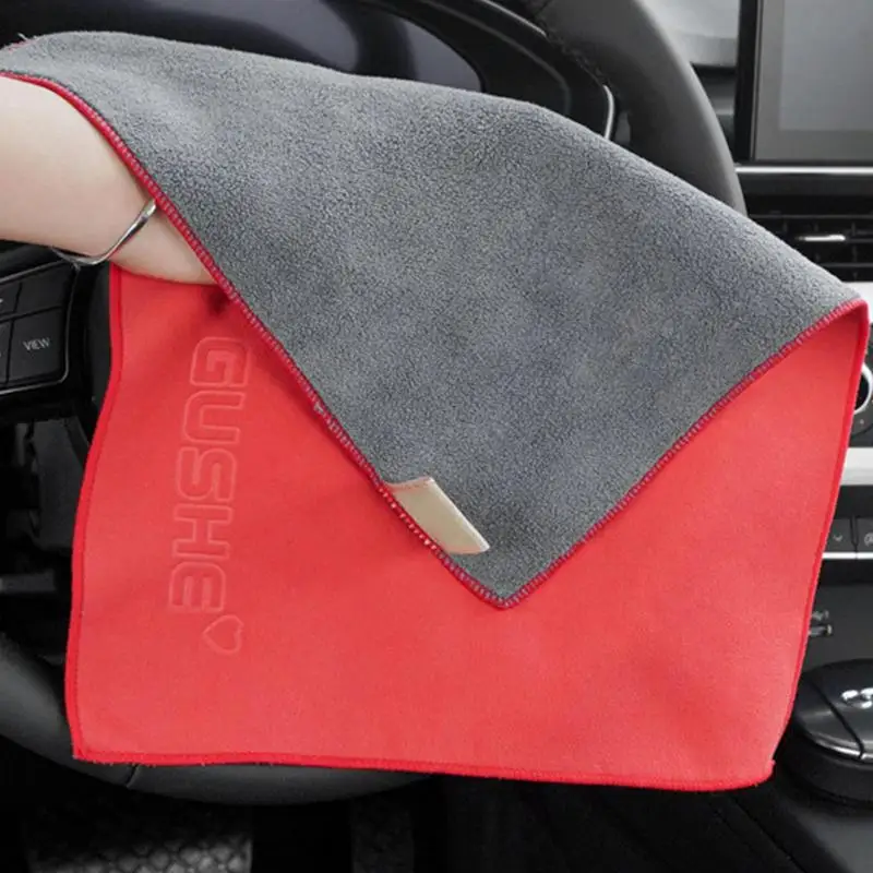 

Утолщенное волшебное чистящее полотенце для автомобиля, тряпка для чистки автомобиля, поставка полотенец для очистки стекла лобового стекла автомобиля