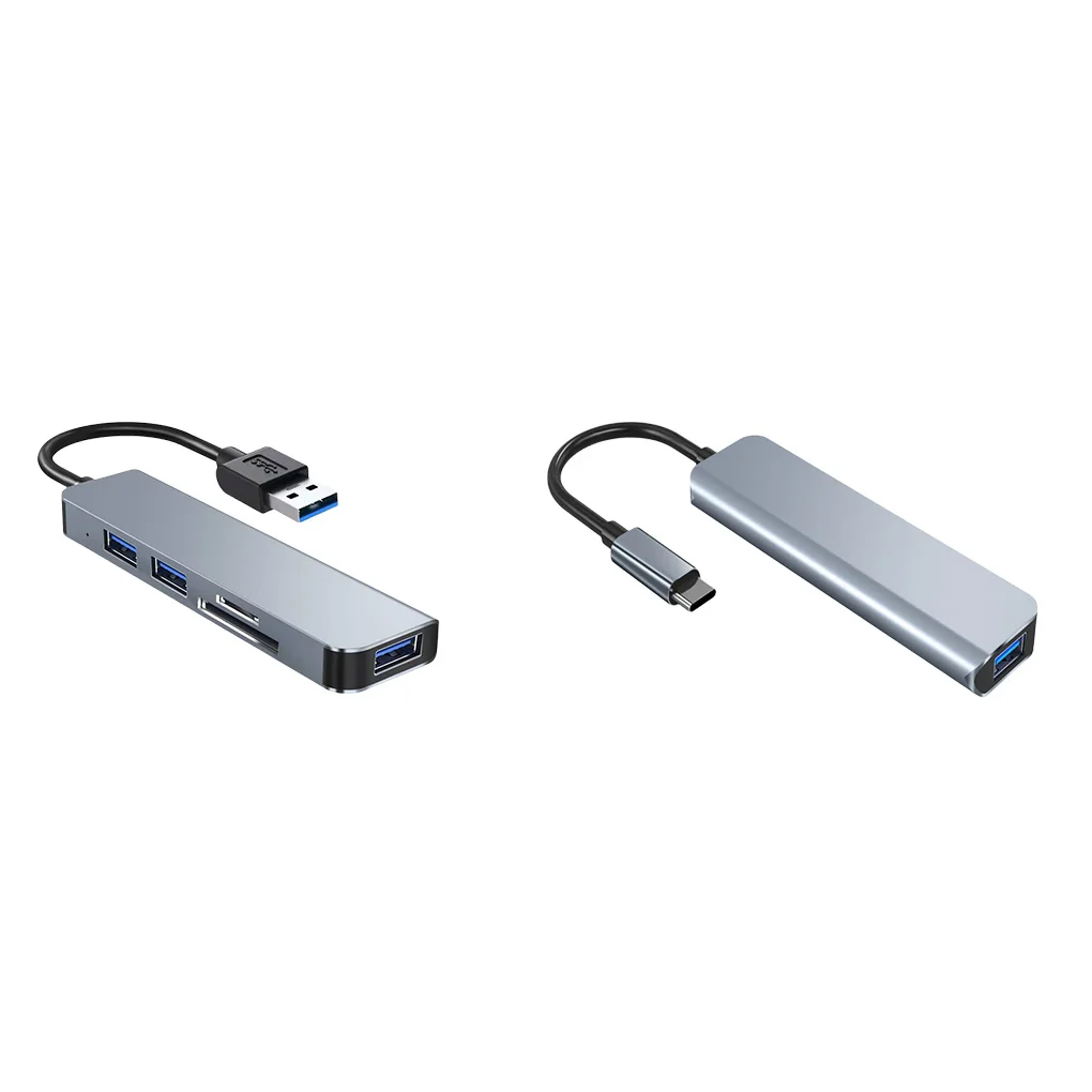 

USB 3 0 Hub Portable Fast Speed Docking Station Splitter Computer Adapter Laptop Converter Desktop PC Accessory