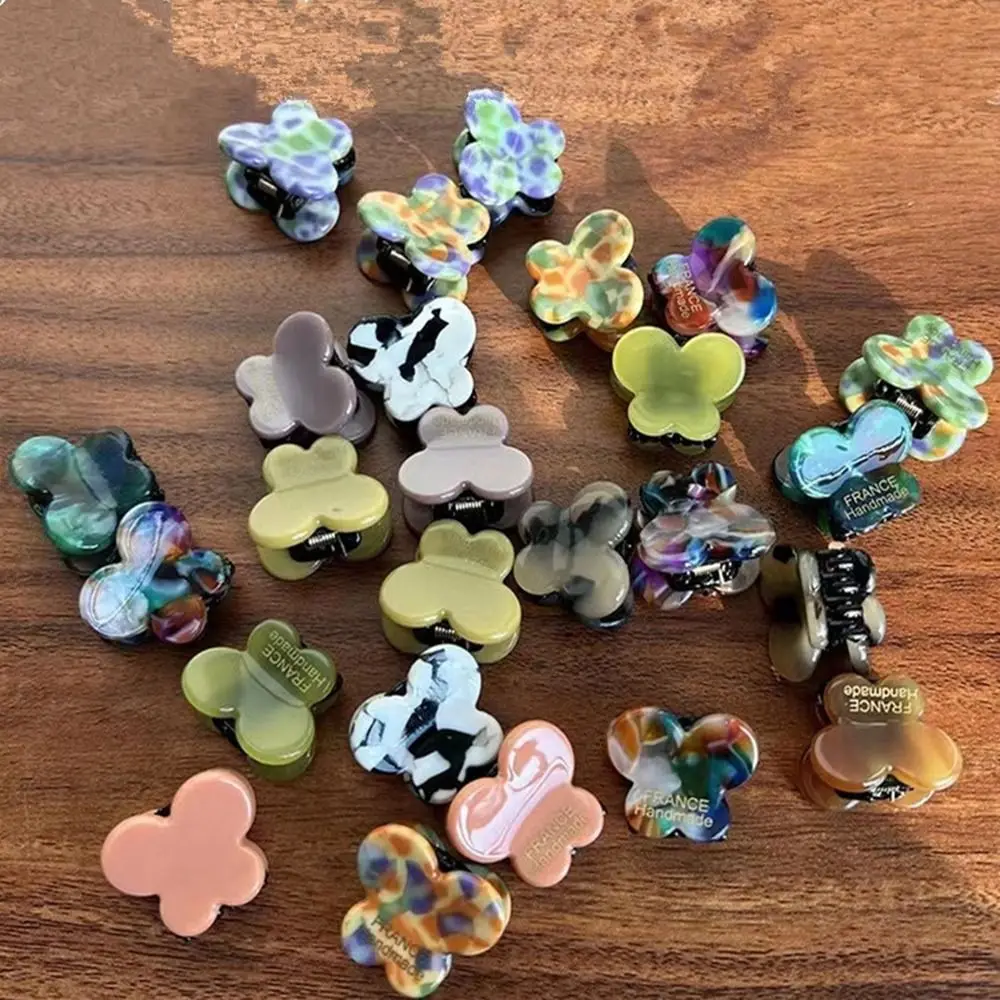 

Sweet Butterfly Acetic Acid Mini Hair Claw Ponytail Holder Simple Hairpins Hair Crab Clip Shark Clip Hair Accessories For Women