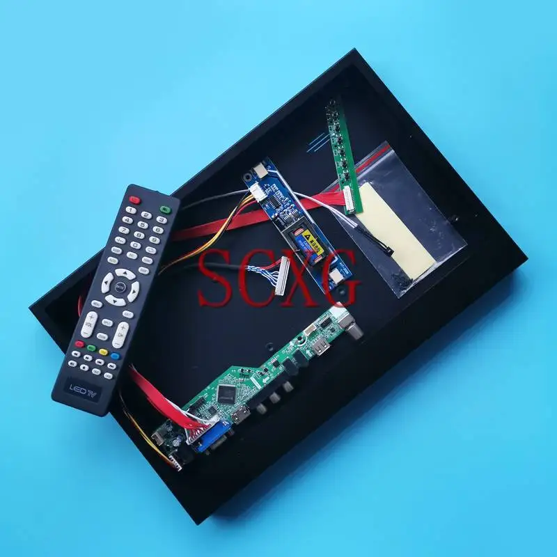 

Металлический чехол + ТВ аналоговая плата драйвера подходит для M156XW01 TMS156WX1 1366*768 DIY Kit 30 Pin LVDS 15,6 "2CCFL VGA AV USB HDMI-Совместимость