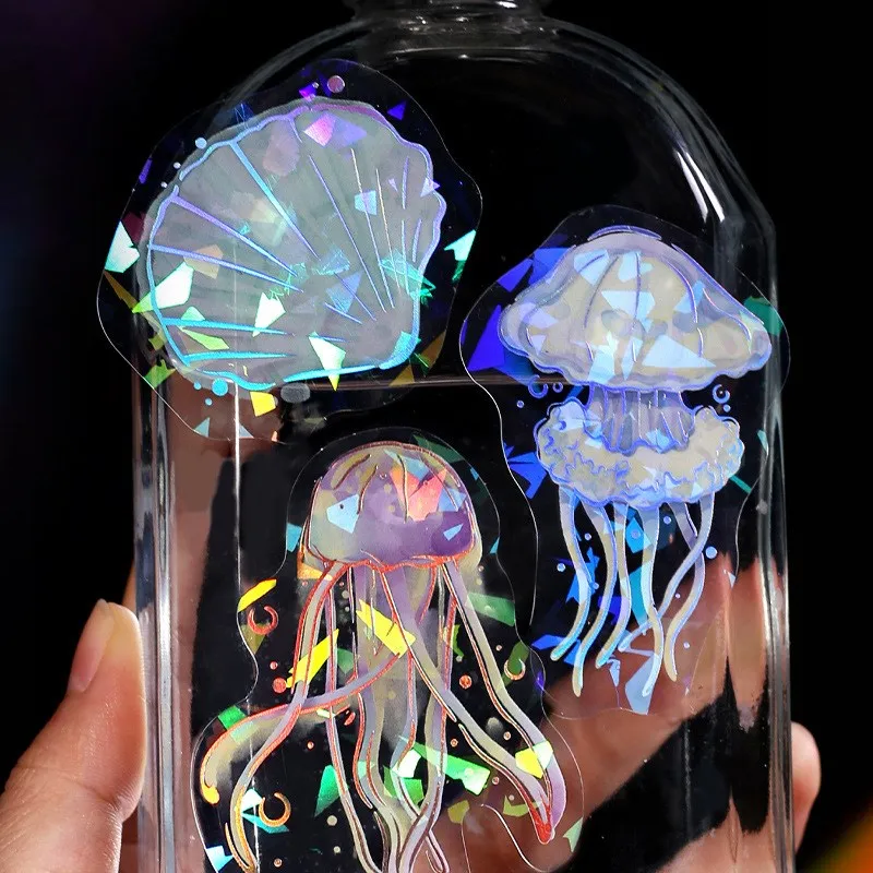 

20 pcs Ocean Animal Sticker Underwater Sea Ocean Sticker Waterproof PVC Decals For Scrapbooking Arts And Crafts Party Supplies