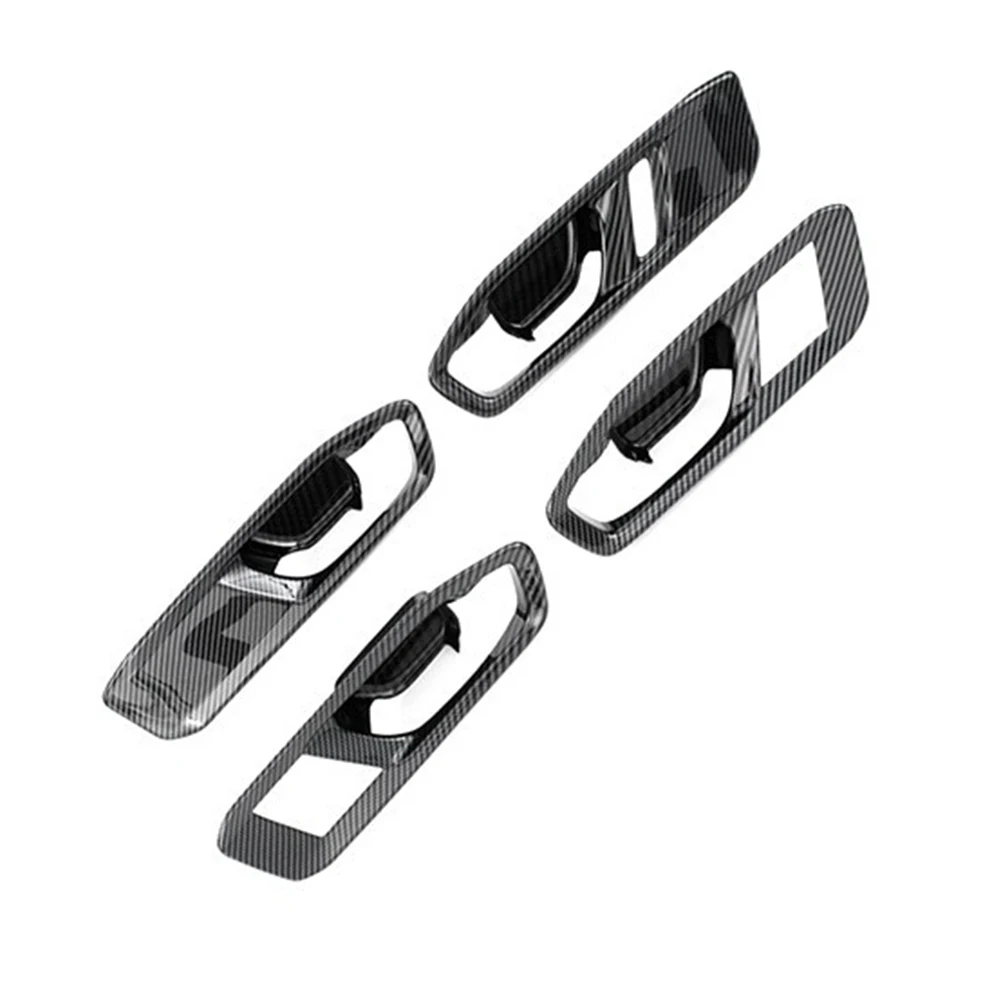 

4pcs Car Inner Door Handle Bowl Covers Trims Stickers For Honda For Accord 2023 ABS Carbon Fiber Car Styling Car Stickers