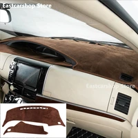 for toyota previa 50 2006 2019 xr50 estima tarago car flannel dashboard mat anti uv sunshade instrument panel carpet protection