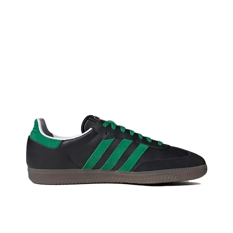 Adidas Originals Samba OG Черно-белые зеленые классические удобные повседневные