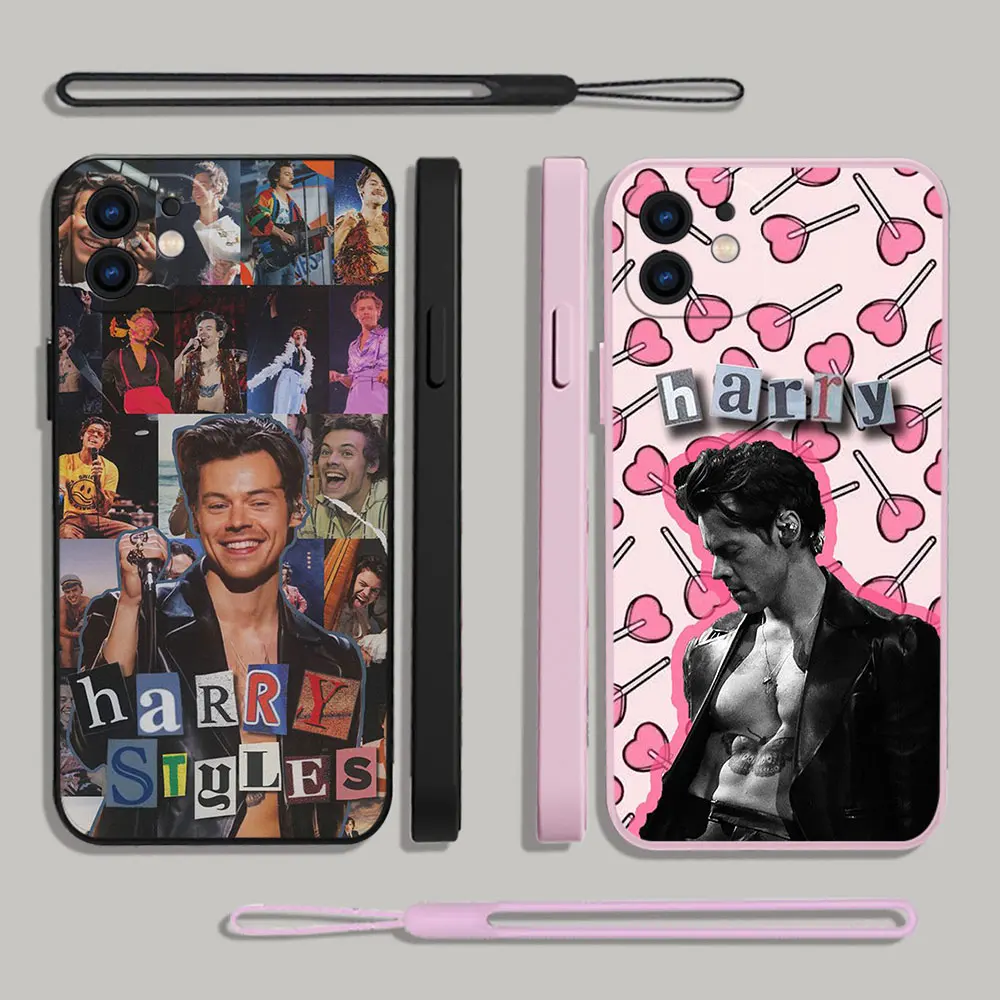 

Famous Singer H-Harry S-Styles Phone Case For Xiaomi Redmi Note 12 11 11T 10 10S 9 Pro Plus 10C 9A K40 K50 4G 5G With Hand Strap