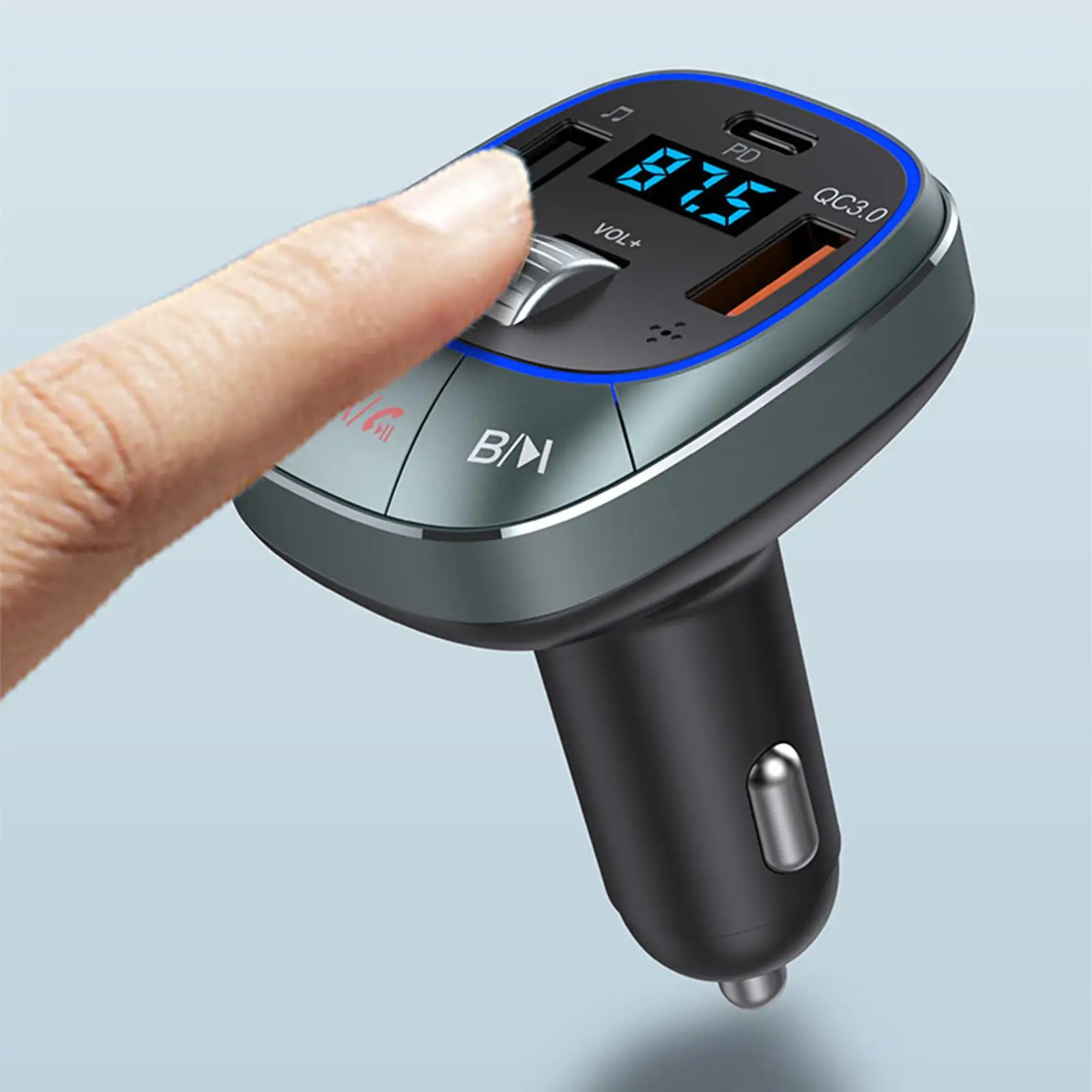 

Bluetooth Car Adapter 360 Degree Surround Sound Low Power Consumption V5.0