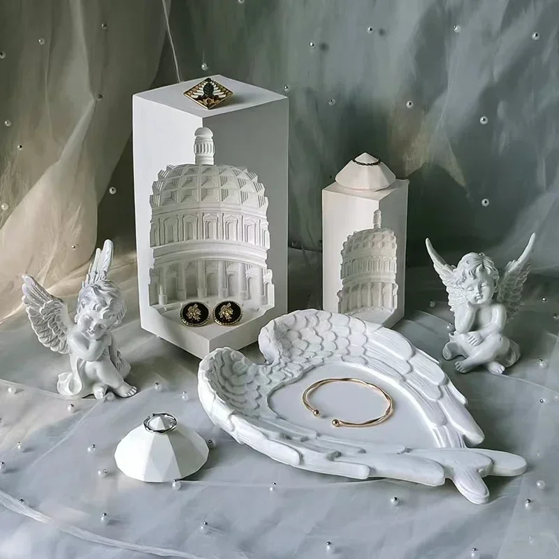 Архитектурная модель римская купольная колонна пантеона греческий храм здание