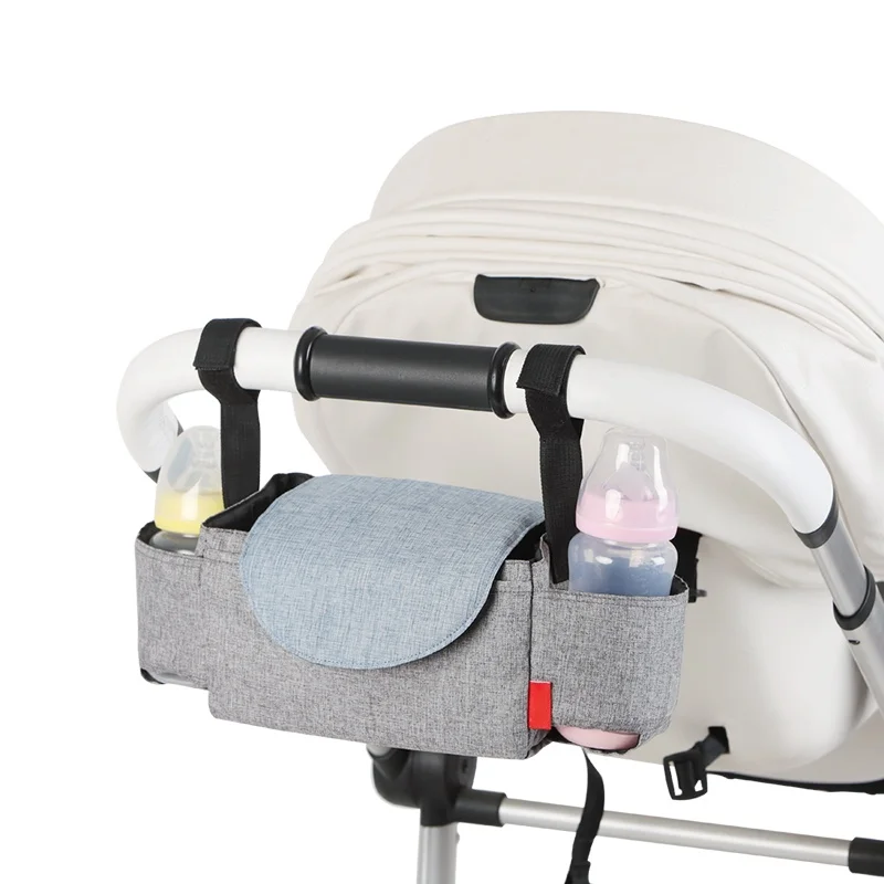 

New Baby Stroller Organizer Bottle Cup Holder Small Diaper Bags Maternity Nappy Bag Pouch Accessories For Portable Baby Carriage