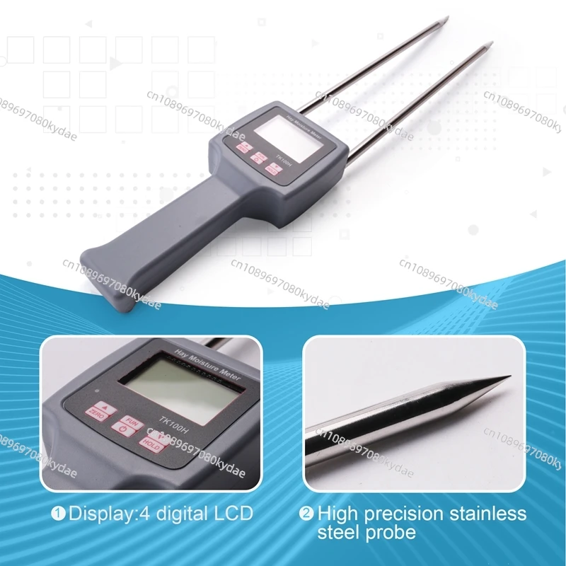 Tk100h портативный измеритель влажности сена для хлопковой соломы кормовая трава