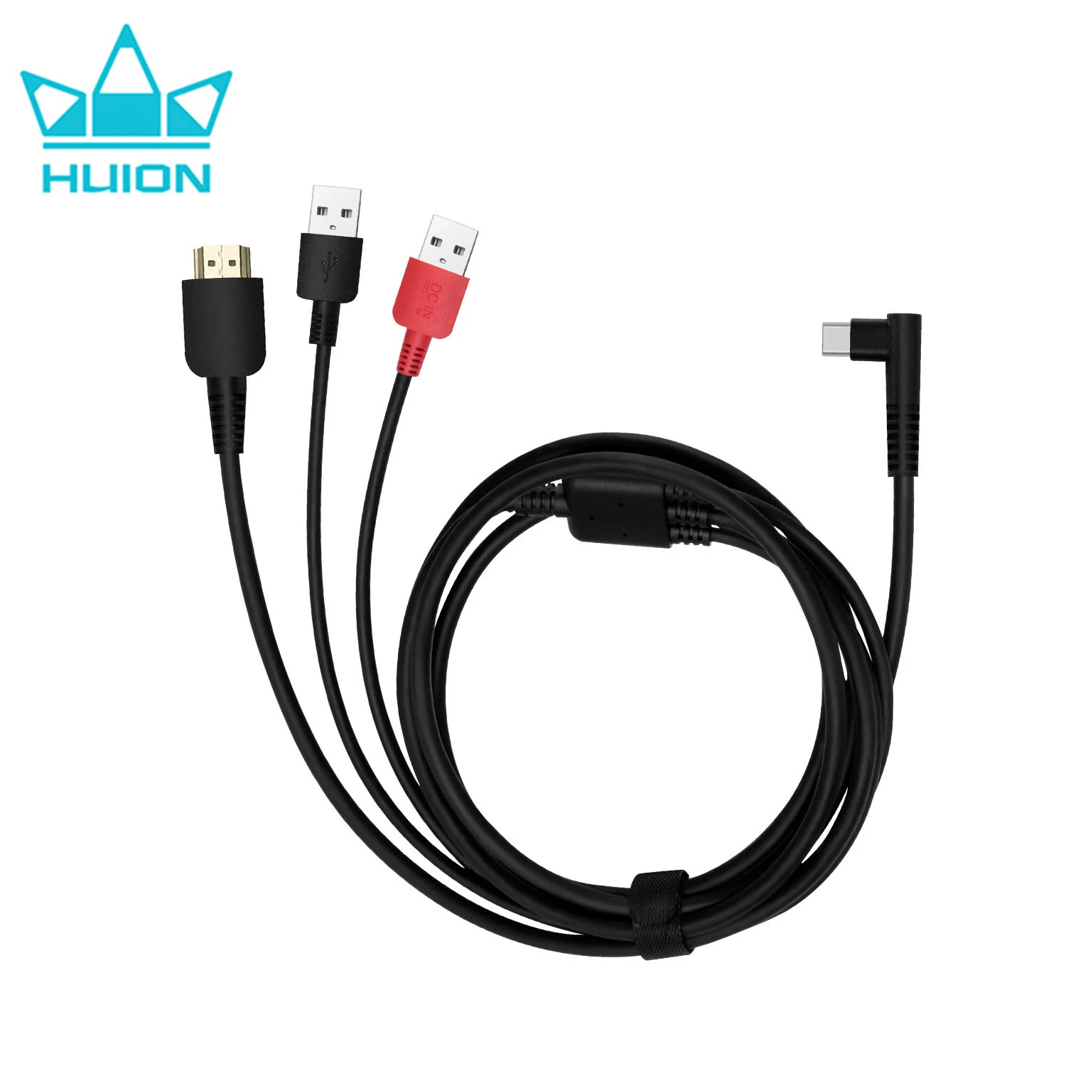 HUION 3 IN 1 Cable for Kamvas 13 Graphics Tablet Monitor Pen Display HDMI DP Signal Type C Port Easy Connection to PC Notebook