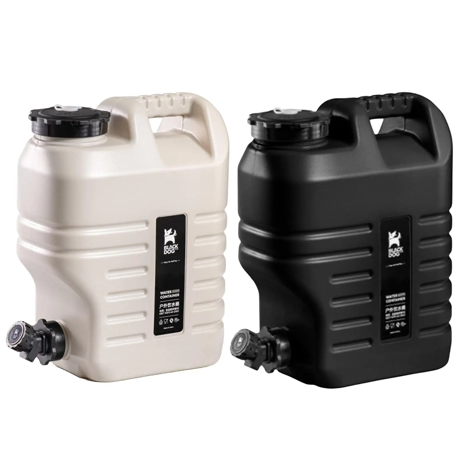 

Outdoor Portable Food Grade Drinks Water Bucket Jugs for Camping Driving 12L