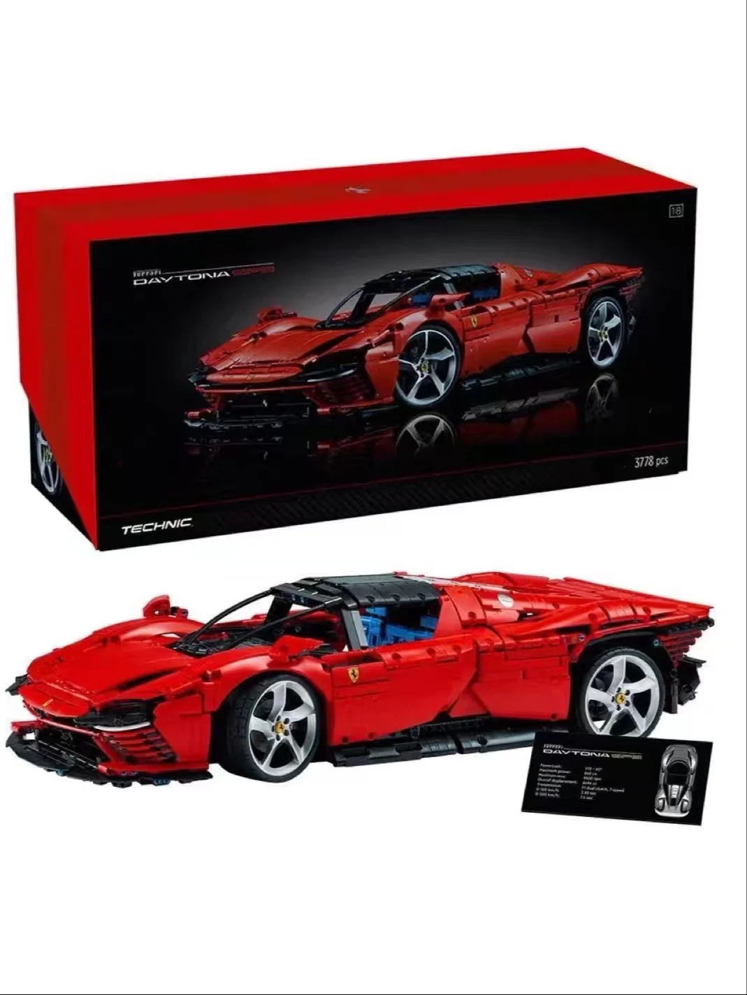 2022 Новинка 3778 шт. техническая феррированная Daytona SP3 42143 модель суперкара