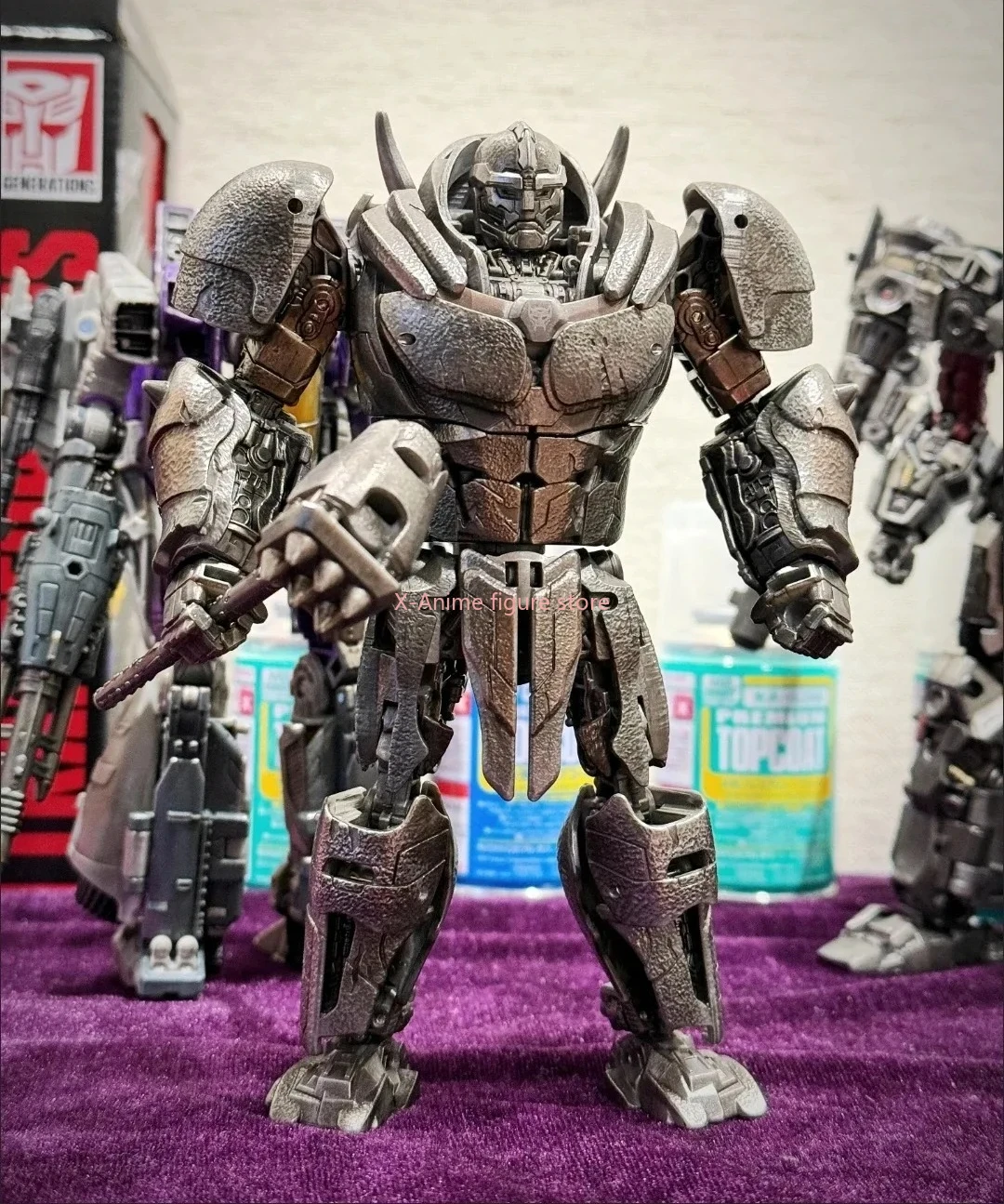 Фото В наличии: Трансформирующиеся игрушки Rise of The Beasts SS103 Rhinox Studio Series, улучшенная версия, робот-фигурка, подарок для мальчиков, хобби №2
