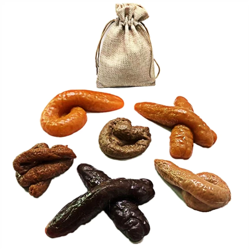 

N80C Squeezable Poop Prank Props Play Practical Joke Feces Toy Party Layout