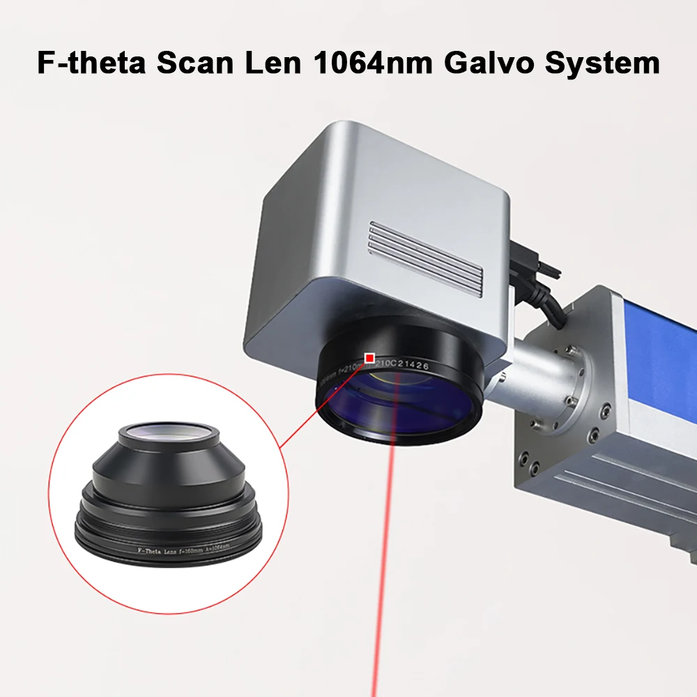 Сканирующая линза F-theta 70x70 F100 110x110 F160 220X220 F330 для 1064nm YAG, детали машины для лазерной маркировки оптического волокна (art.: 3920ccf54da2b) - 3920ccf54da2b