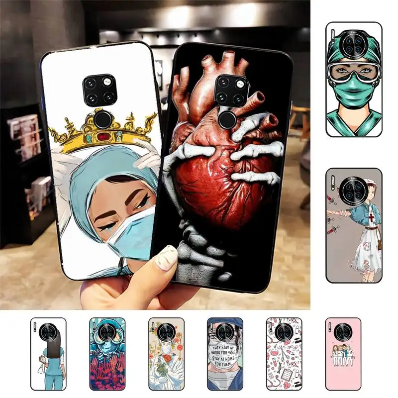 

Nurse Medical Medicine Health Heart Phone Case For Huawei Mate 10 20 30 40 50 lite pro Nova 3 3i 5 6 SE 7 pro 7SE