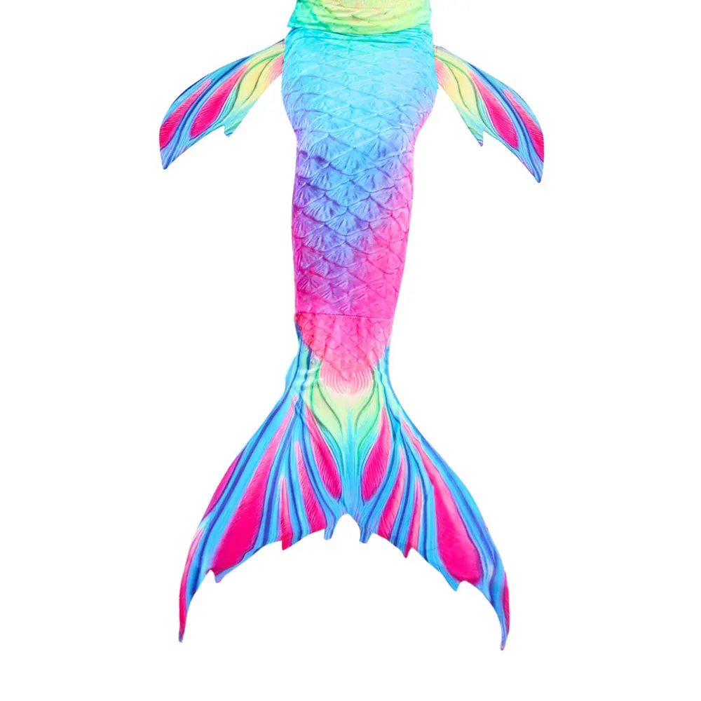 Женский купальник с хвостом русалки летний купальный костюм для детей бикини
