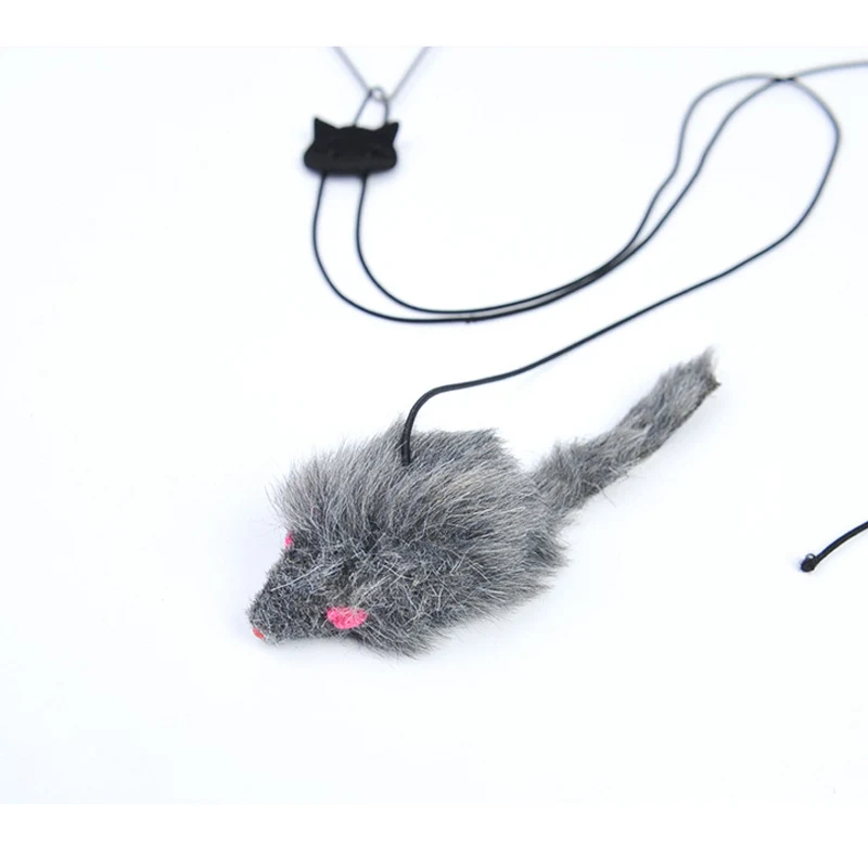 

Self-excited Cat Toy Plush Herbal Mouse Cute Modeling Kitten Toy Universal Toy Pet Interactive Small Toy For Kitten Home Tool
