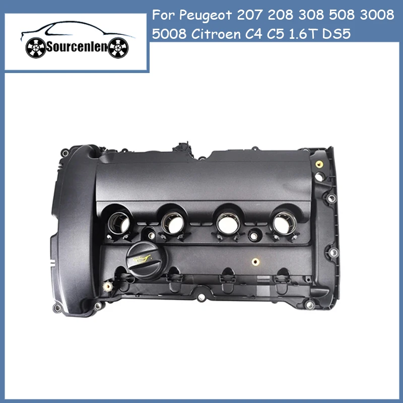 

Автомобильные аксессуары V759886280, крышка клапана двигателя для Peugeot 207, 208, 308, 508, 3008, 5008, Citroen C4, C5, 1,6 T, DS5