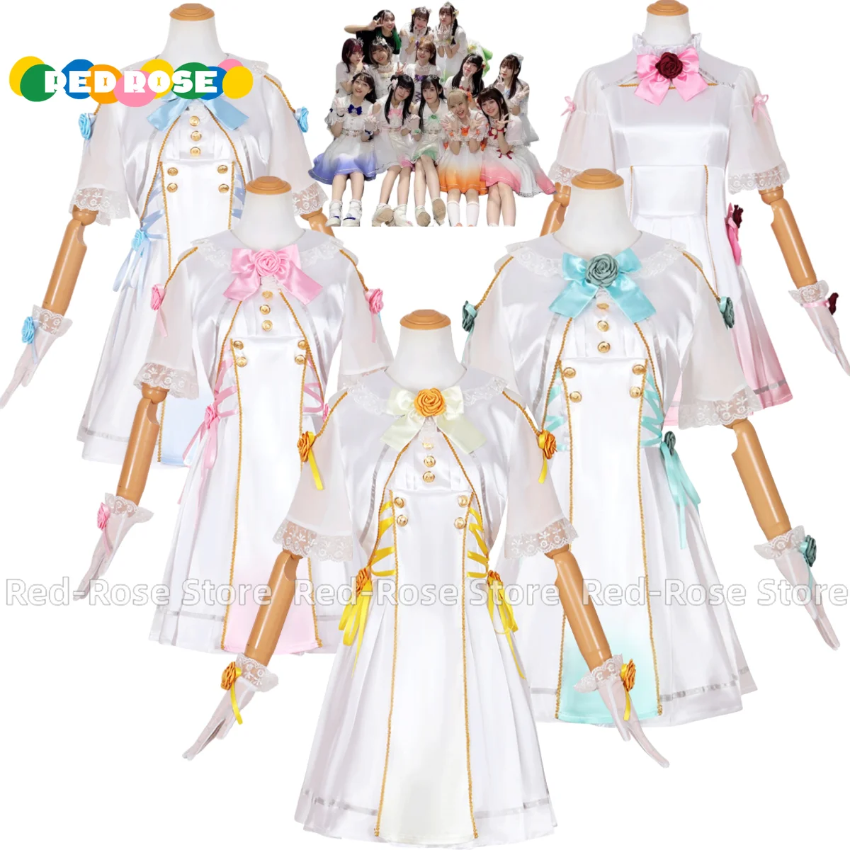 Аниме Love Live Nijigasaki 5th Zhong Lanzhu Osaka Shizuku Nakasu Kasumi Uehara Ayumu Косплей Костюм Eternal Moment Dress Suit