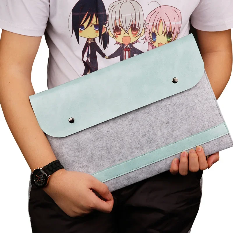 

Felt Women's Men's Ipad Notebook Briefcases Bags Business Office Necessary Laptop Protection Document Pouch Travel Accessories