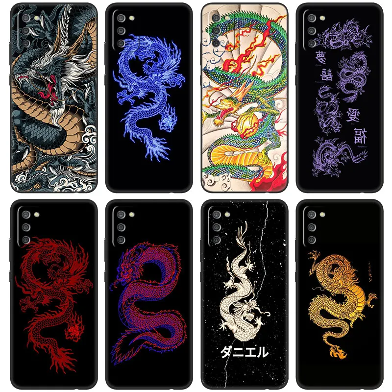 Unique Aesthetic Design Dragon Case For Samsung Galaxy A03S A02S A01 A03 Core A10S A20S A20E A30 A40 A41 A6 A7 A9 A8 + 2018 A5