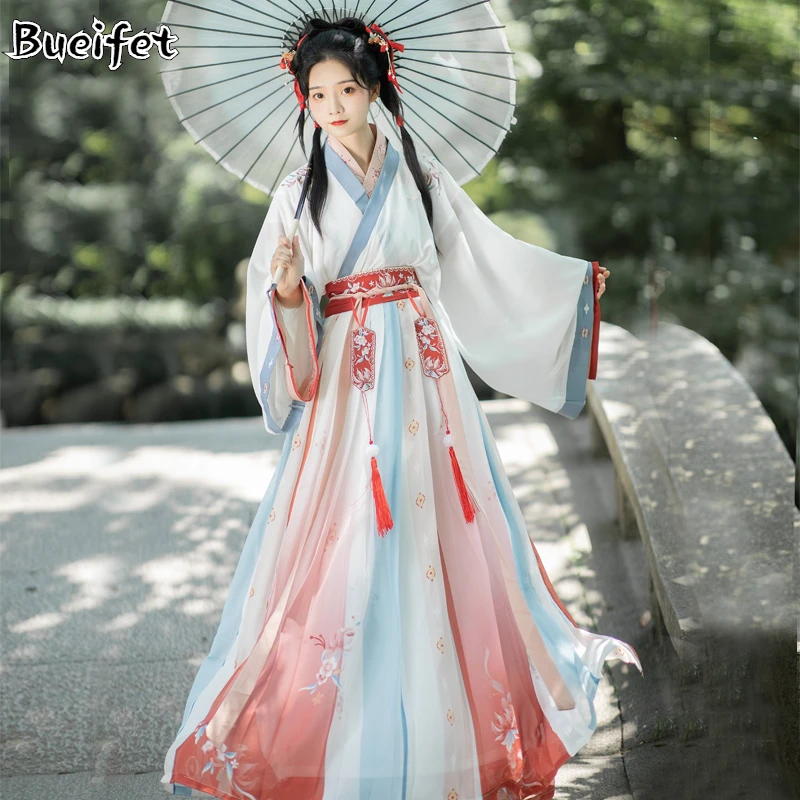 

Hanfu Women's Chinese Style Original Fairy Dress Han Dynasty Tang Suit Princess Ancient Costume Dance Robe Hanfu Dress Cosplay