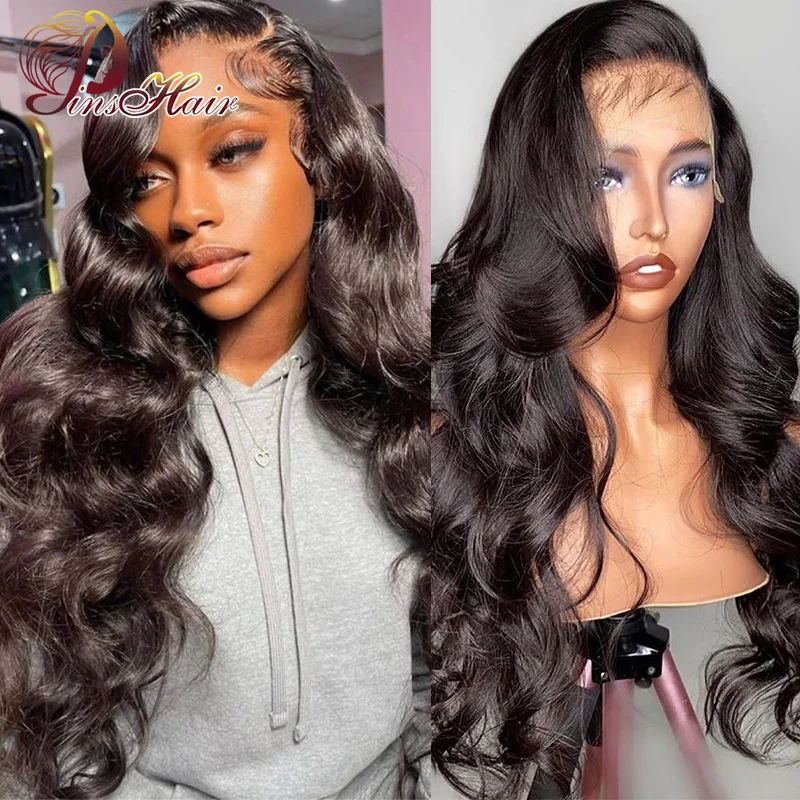 Body Wave Lace Front Wigs For Women 13x4 Human Hair Lace Frontal Wig Peruvian Transparent Lace Front Human Hair Wigs Pre Plucked
