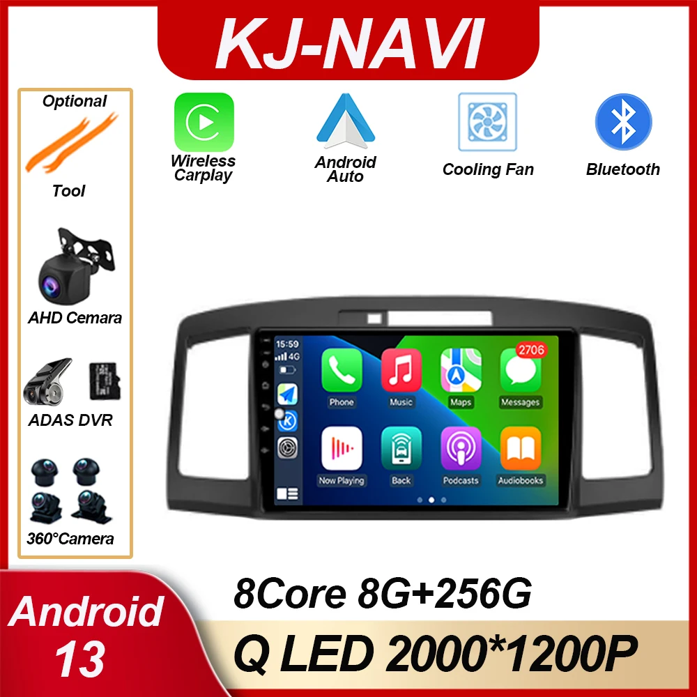 

Мультимедийная система на Android 13 для Toyota Premio T240 2001-2007, 9 дюймов, 8 ядер, Wi-Fi, Bluetooth, навигация, GPS