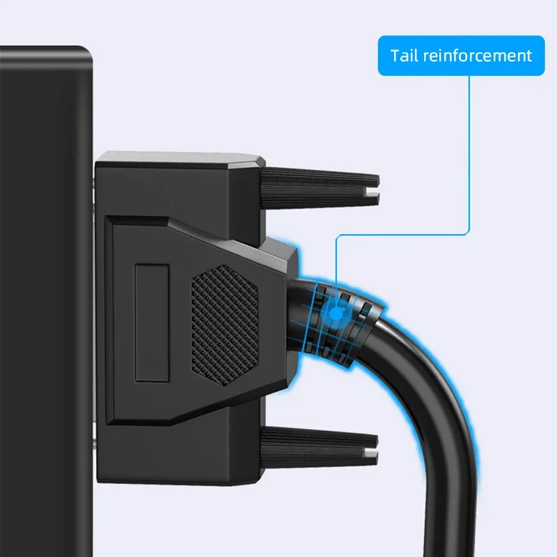 Удлинитель DB44 из чистой меди двойной экранированный штекер-гнездо 44 контакта